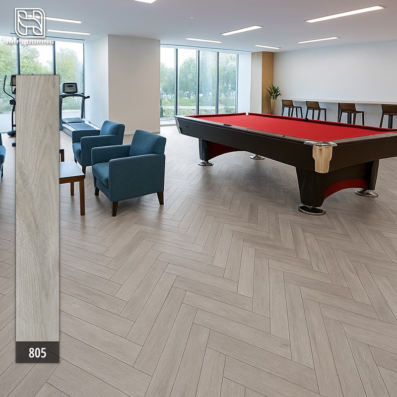 grey herringbone laminate