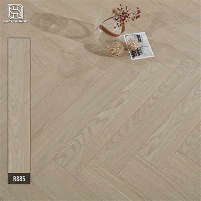 Llawr laminedig patrwm asgwrn penwaig